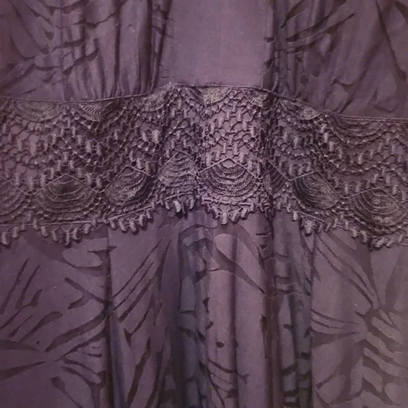 Lane Bryant SZ 18/20 Navy Cold Shoulder Dress - Picture 6 of 14